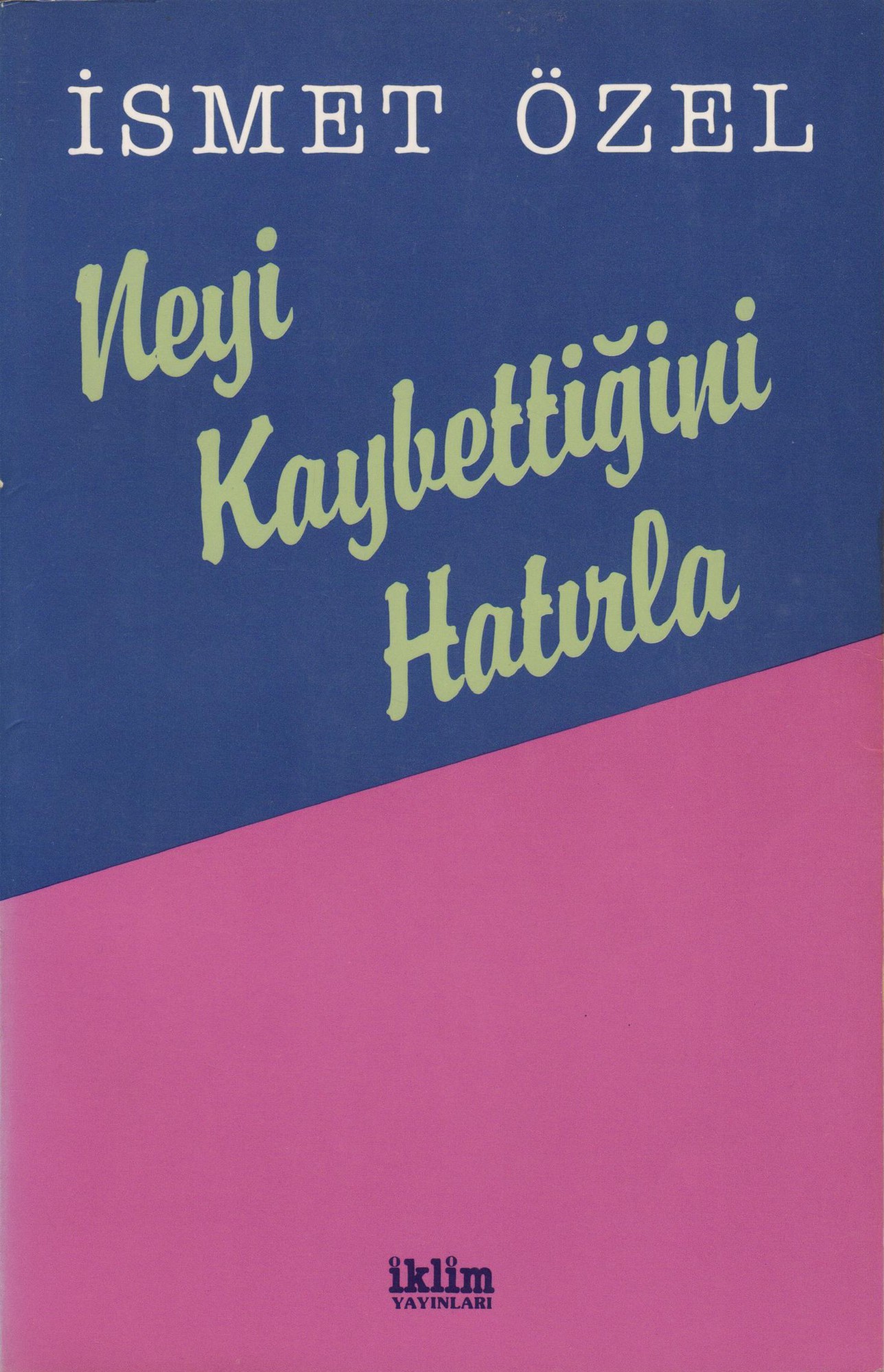 Neyi Kaybettiğini Hatırla - İsmet Özel 