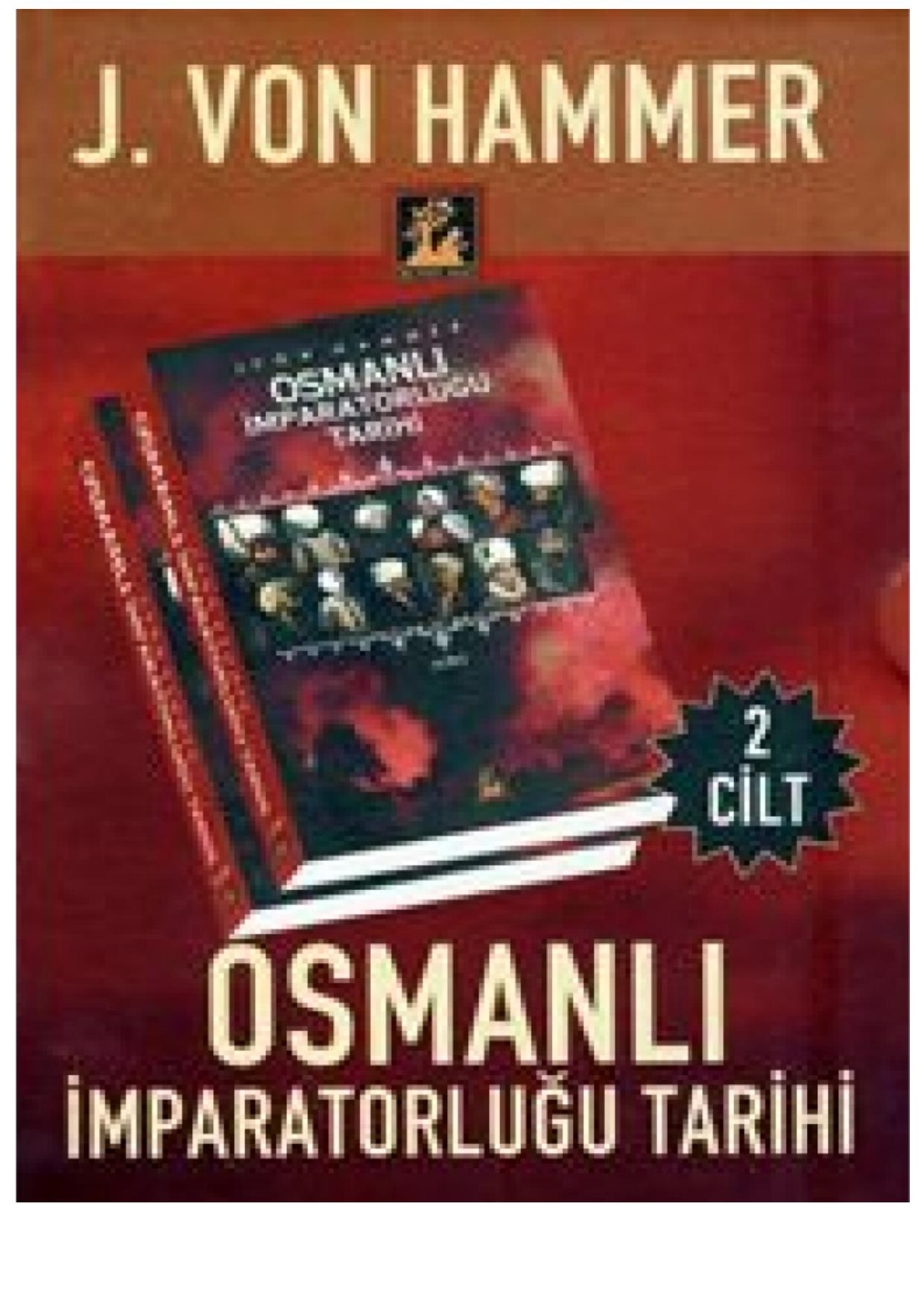 Osmanlı İmparatorluğu (2 Cilt) - Joseph von Hammer 