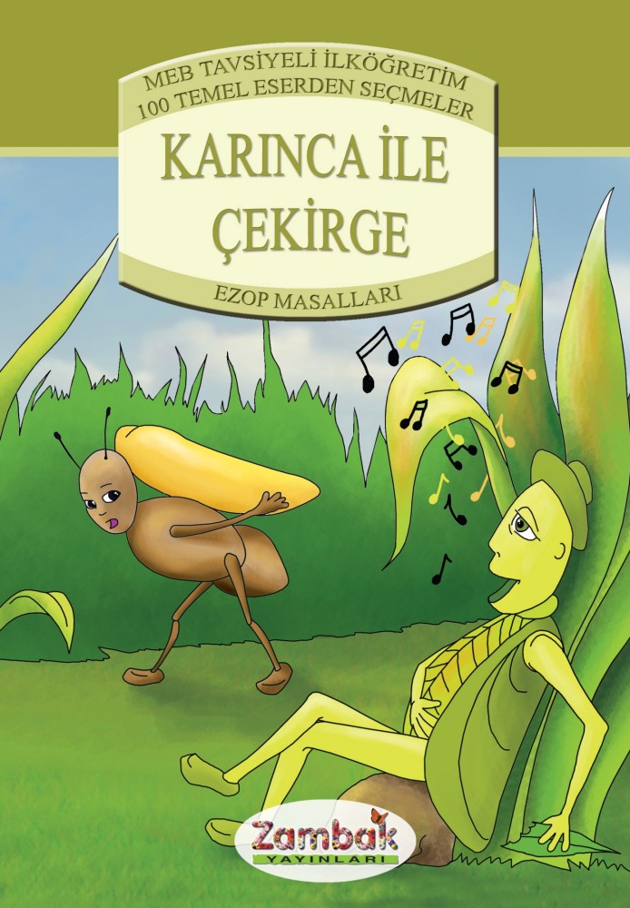 Karınca ile Çekirge  - Zambak Yayınları 