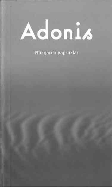 Rüzgarda Yapraklar - Adonis 