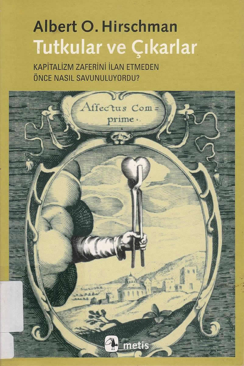 Tutkular ve Çıkarlar - Albert O. Hirschman 