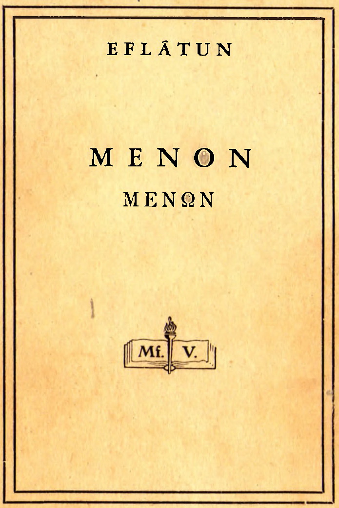 Menon  - Platon 