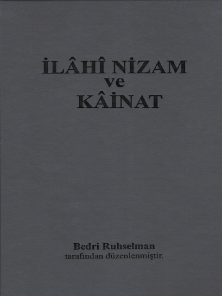 İlahi Nizam ve Kainat - Bedri Ruhselman 