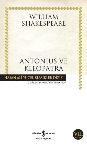 Antonius ve Kleopatra  - İş Bankası Kültür Yayınları 